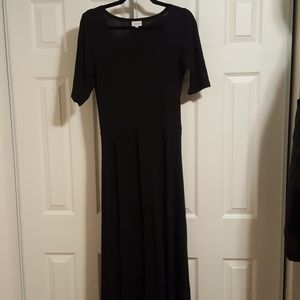 Solid black lularoe Ana dress